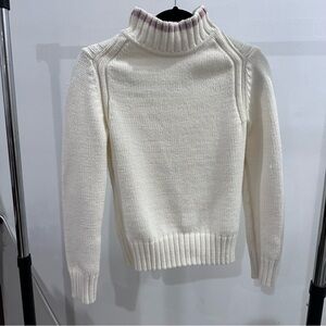 Tommy Hilfiger Cream Turtleneck Sweater